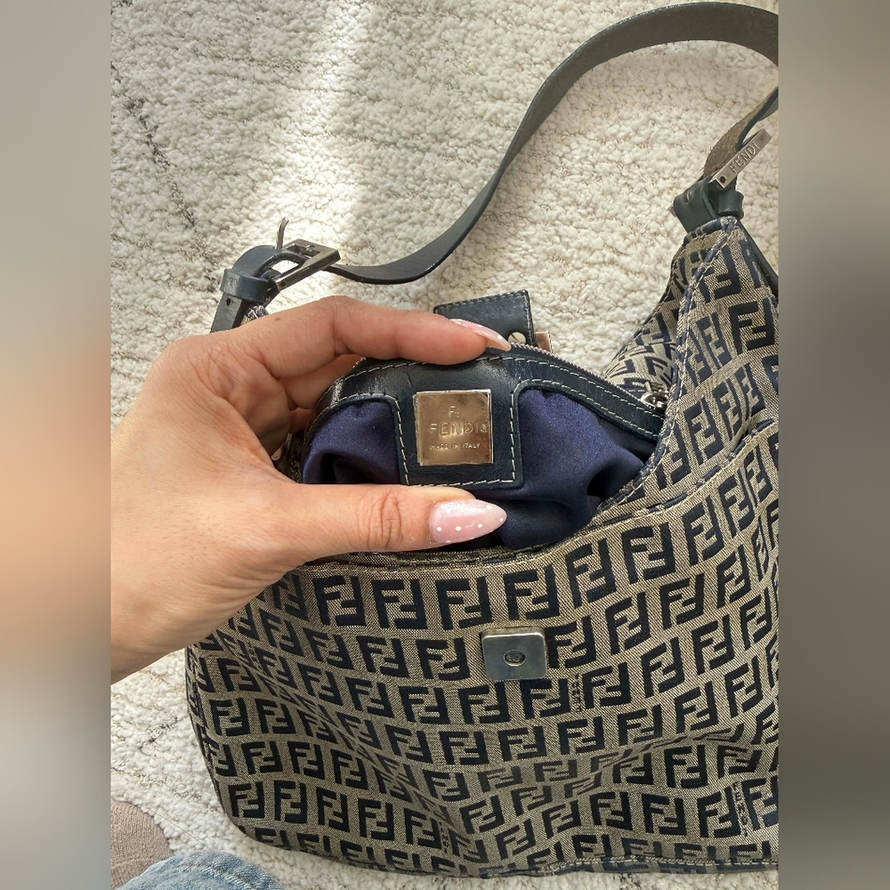SOLD!! Fendi vintage Zucchino shoulder bag - Picture 14 of 16